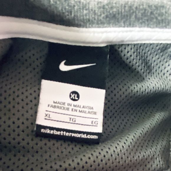 Nike Clemson Tigers Heavy Sweatshirt Pawprint Detail Embroidered Swoosh Arm XL - Picture 5 of 6